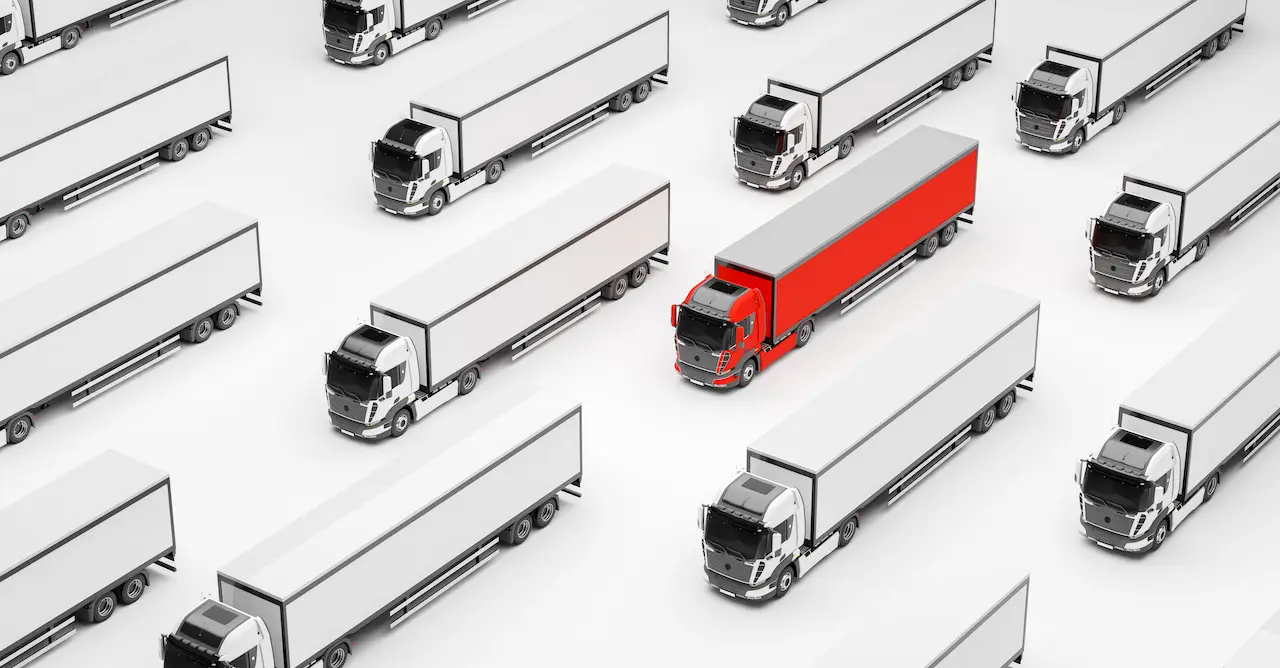 a fleet of delivery trucks on white backdrop 2026 09 22 03 39 10 utc